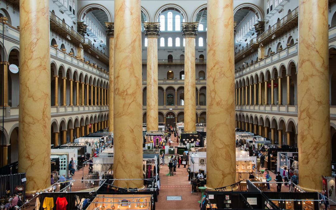 Aerial View of the Craft Show